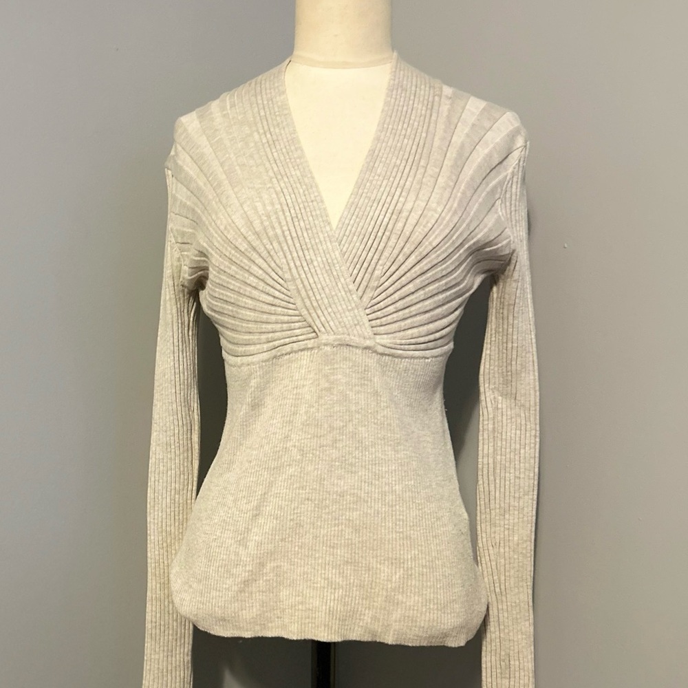 INC cream colored sweater size M
